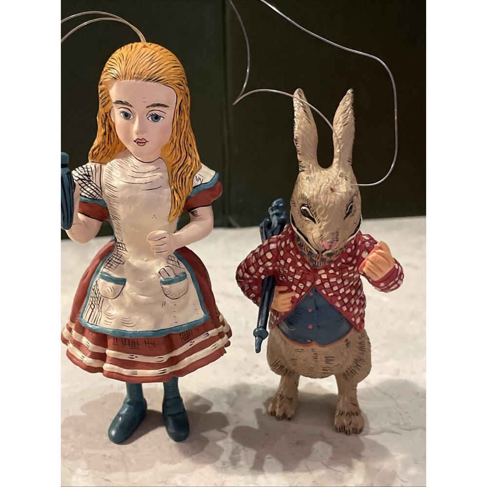 MMA Metropolitan Museum Of Art Alice In Wonderland White Rabbit Xmas Ornaments